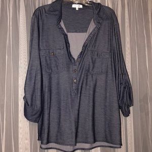 Jean blouse